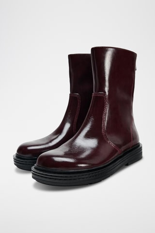 Bottines vernies - Bordeaux