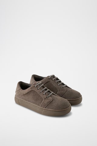 Baskets en nubuck - Taupe