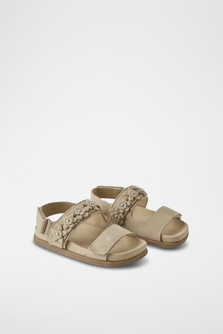 Sandales en nubuck - Marron