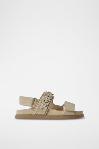 Sandales en nubuck - Marron