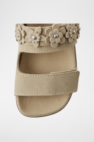 Sandales en nubuck - Marron