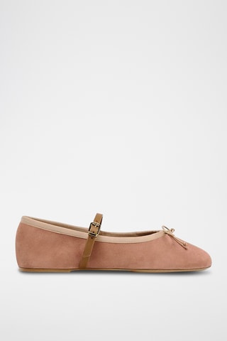 Babies en cuir - Rose