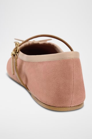 Babies en cuir - Rose