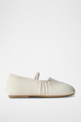 Babies en cuir - Blanc