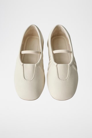 Babies en cuir - Blanc