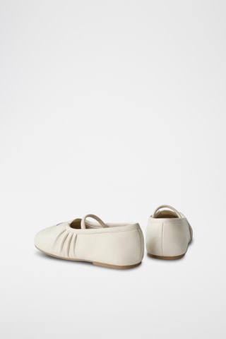 Babies en cuir - Blanc