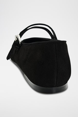 Babies en nubuck - Noir