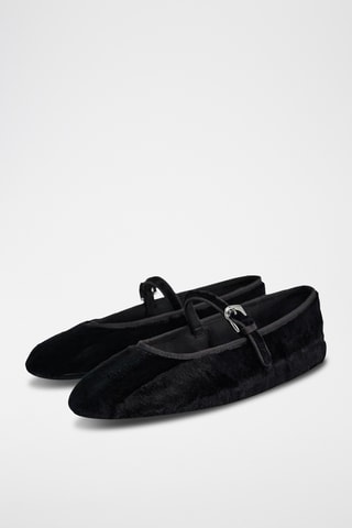 Babies en velours - Noir