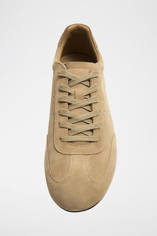 Baskets en nubuck - Beige