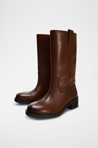 Bottes en cuir - Marron
