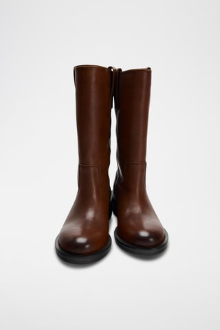 Bottes en cuir - Marron