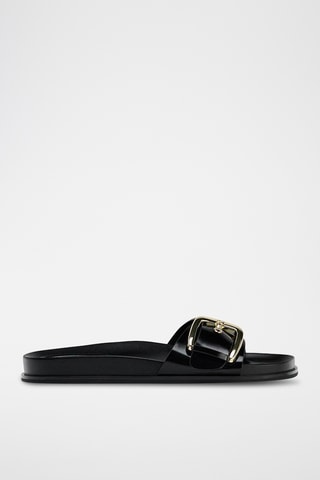 Mules vernies - Noir