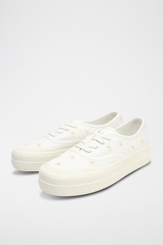 Tennis plateformes - Blanc