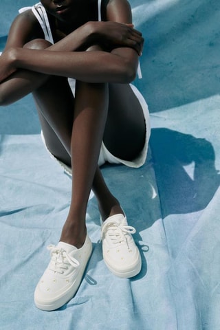 Tennis plateformes - Blanc