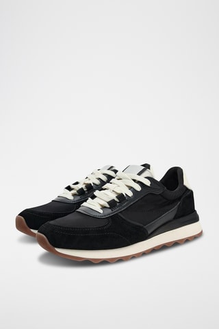 Baskets en cuir - Noir