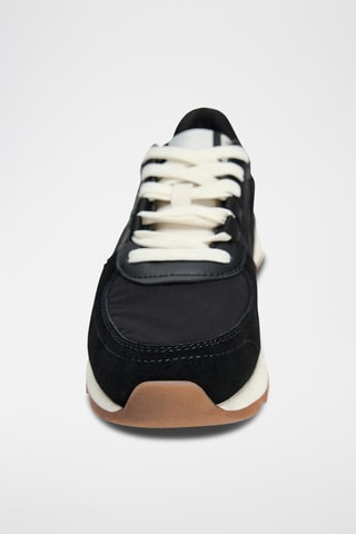 Baskets en cuir - Noir