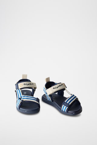 Sandales - Bleu foncé et blanc