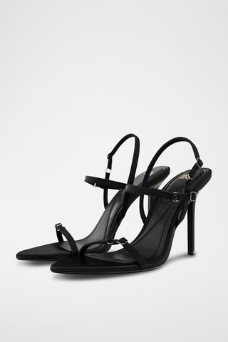 Sandales à talons - Noir