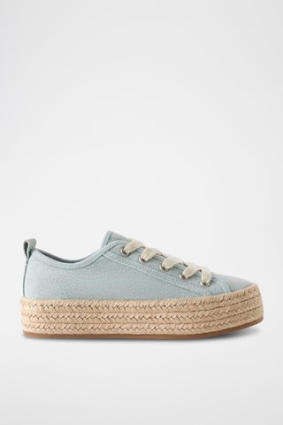 Espadrilles plateformes - Ciel