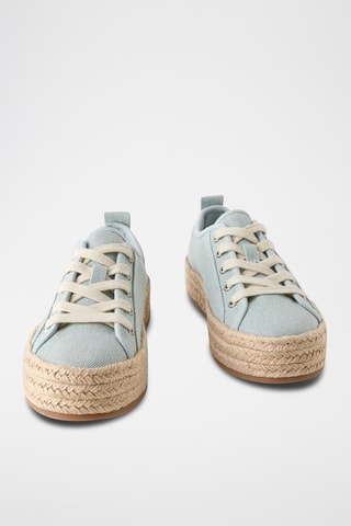 Espadrilles plateformes - Ciel
