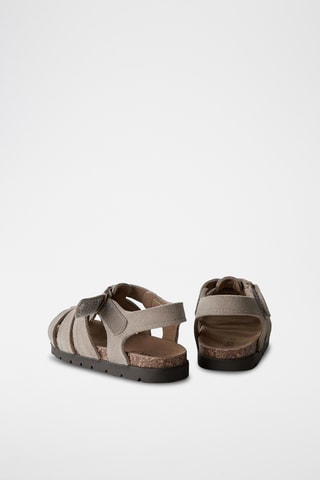 Sandales en nubuck - Gris foncé