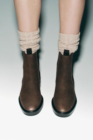 Bottines Chelsea - Marron