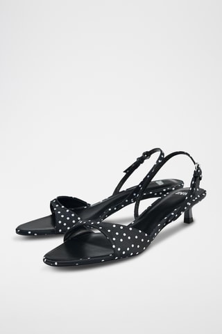 Sandales à talons - Noir