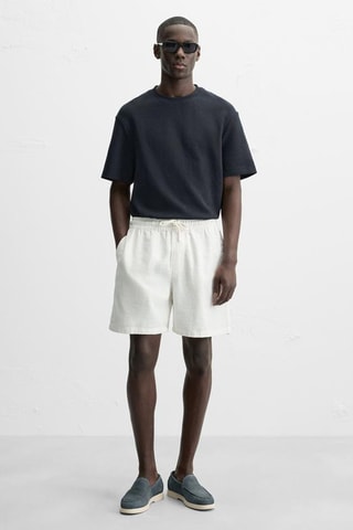 Mocassins en nubuck - Bleu marine