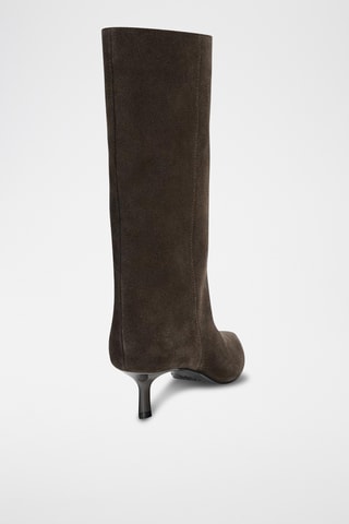 Bottines en nubuck - Marron