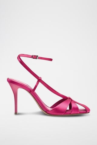 Sandales à talons - Fuchsia
