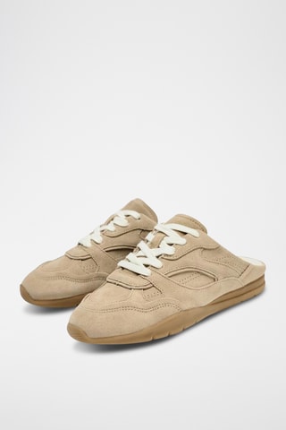 Baskets en nubuck - Beige