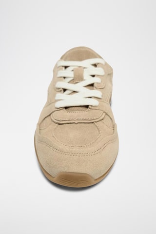 Baskets en nubuck - Beige