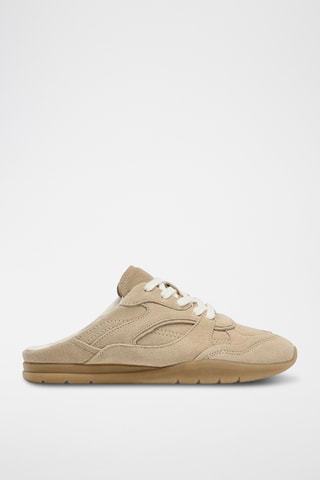Baskets en nubuck - Beige