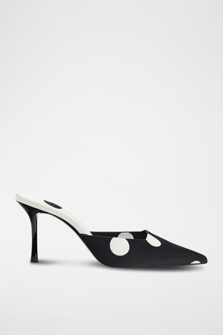 Mules à talons - Noir