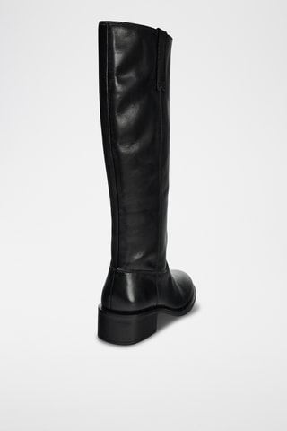 Bottes en cuir - Noir