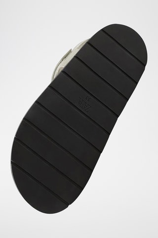 Sandales en nubuck - Ecru