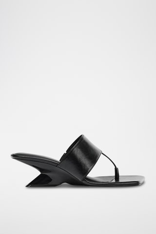 Sandales à talons - Noir