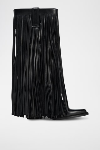 Bottes en cuir - Noir