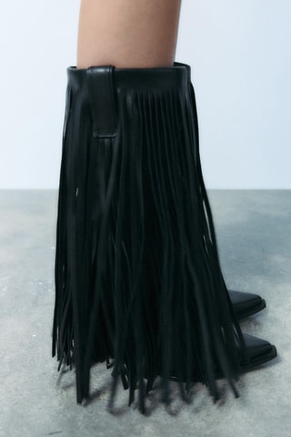 Bottes en cuir - Noir