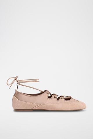 Ballerines en cuir - Rose