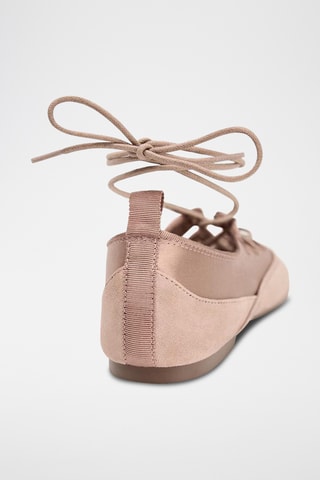 Ballerines en cuir - Rose