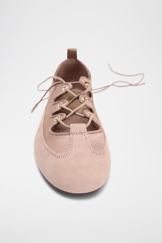 Ballerines en cuir - Rose