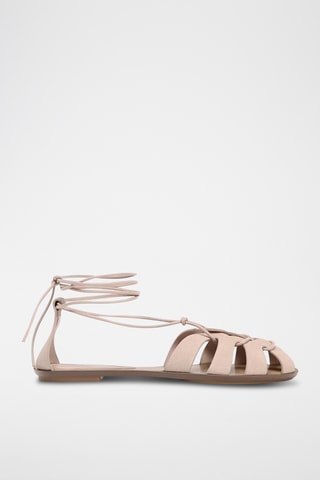 Sandales en cuir - Rose