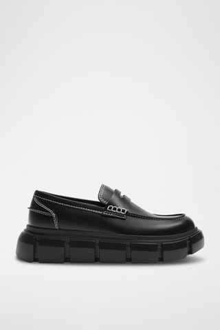 Mocassins plateformes - Noir