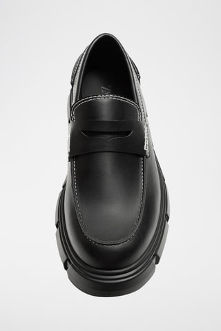 Mocassins plateformes - Noir