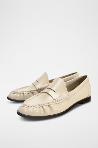 Mocassins en cuir - Blanc