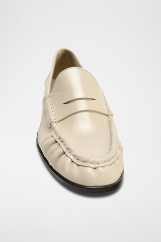Mocassins en cuir - Blanc