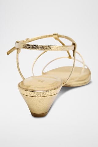 Sandales à talons - Doré