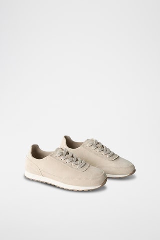 Baskets en nubuck - Ecru