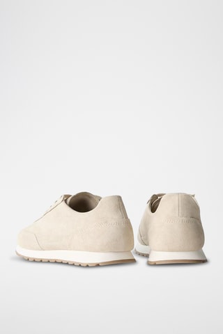 Baskets en nubuck - Ecru